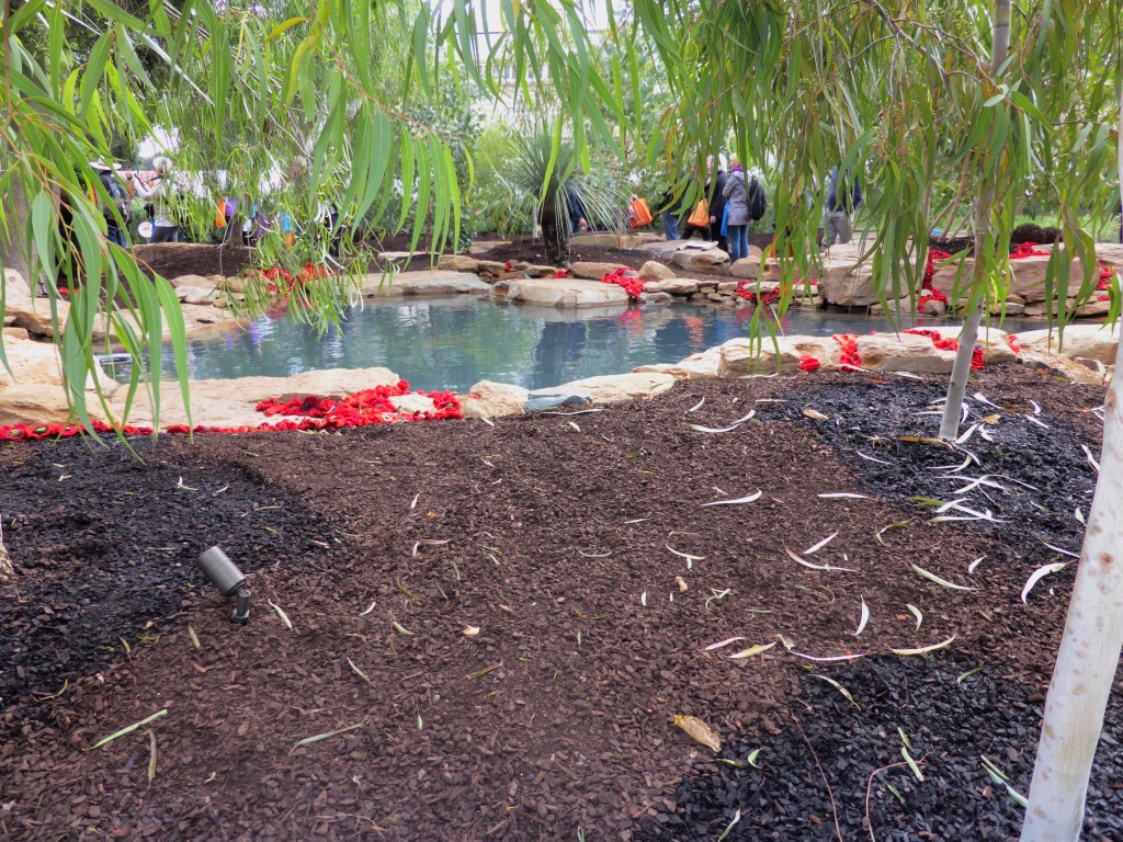 'Lest we forget' landscaped garden