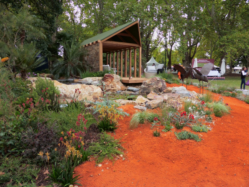 Landscaped garden by Northern Territory Tourism