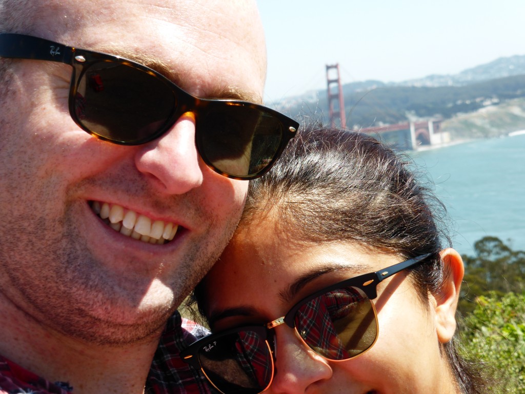 Selfie with the Golden Gate