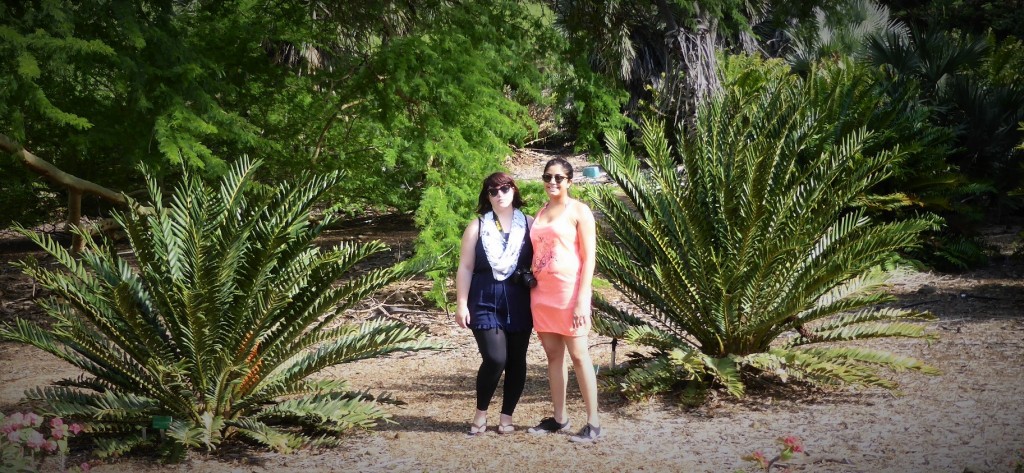 Lindy and I at the Botanical Gardens