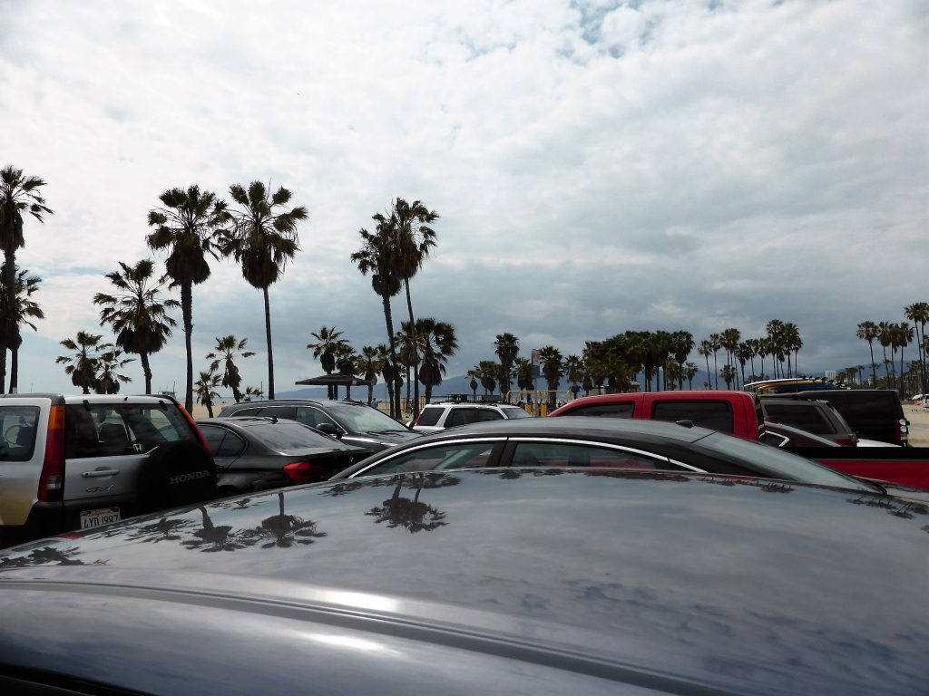 My first view of Venice Beach - I know not great