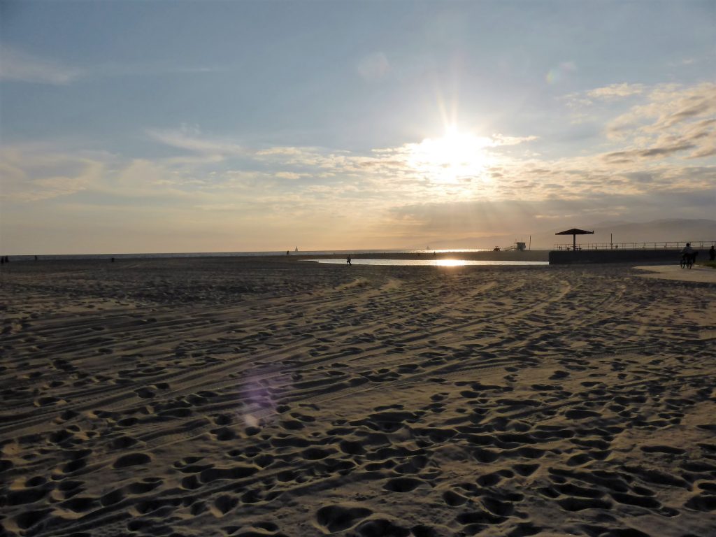 007 - Venice beach at sunset