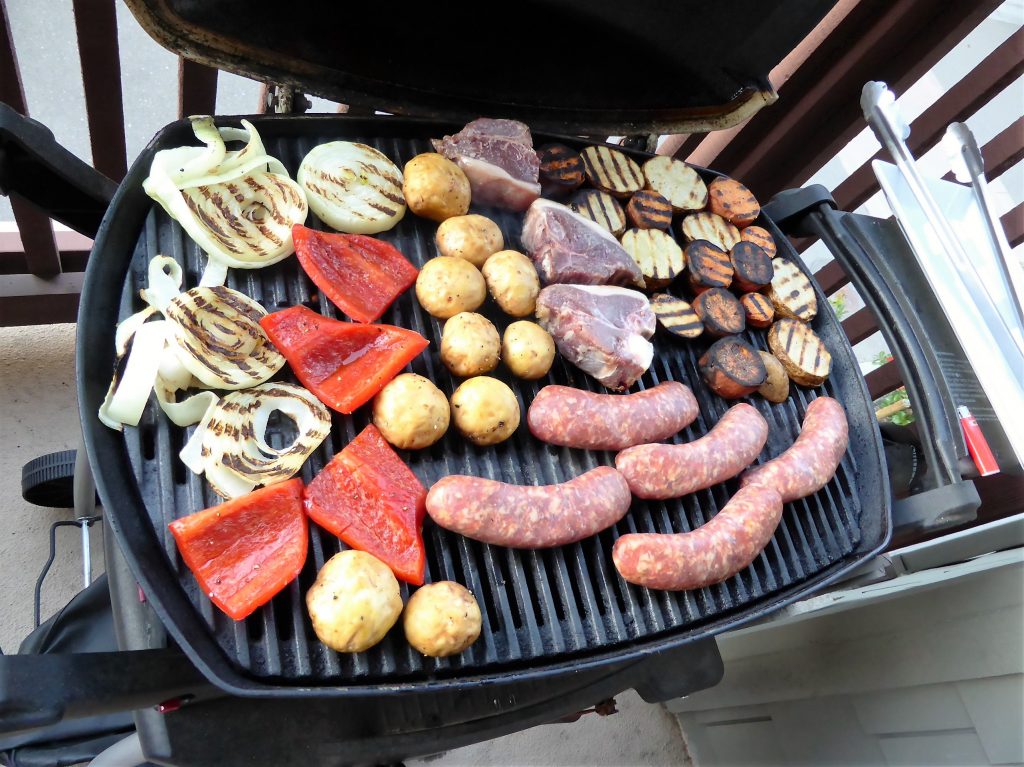 Pre-BBQ spread