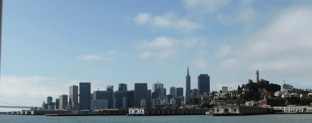 The view of SF from the boat