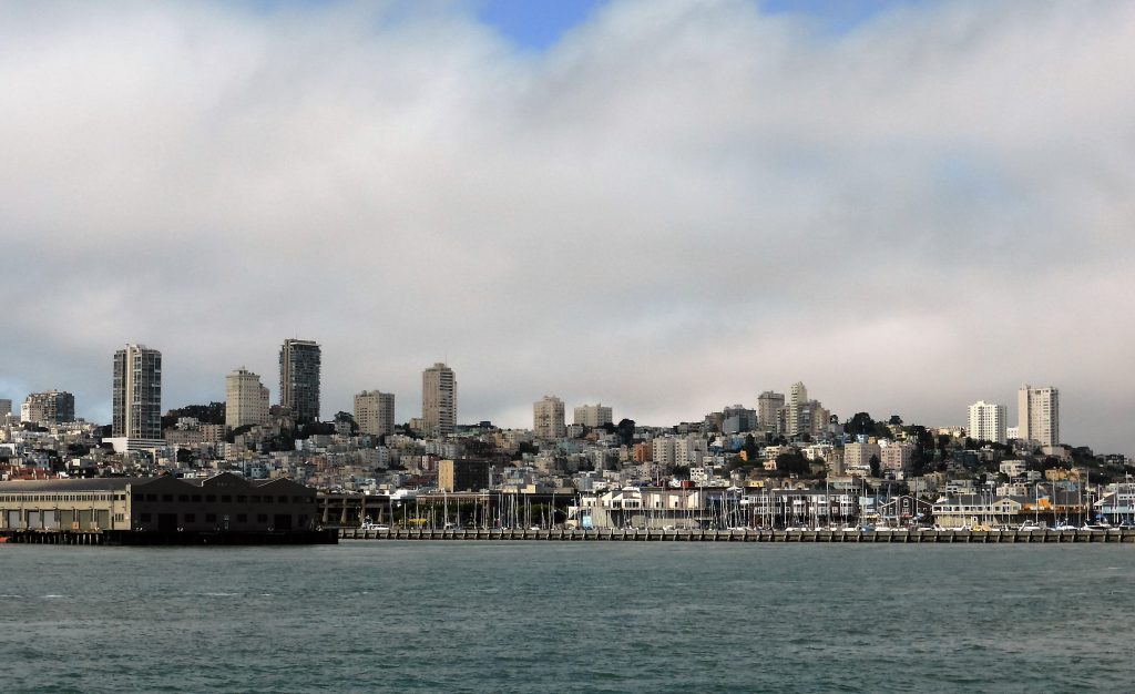 The view of SF from the boat