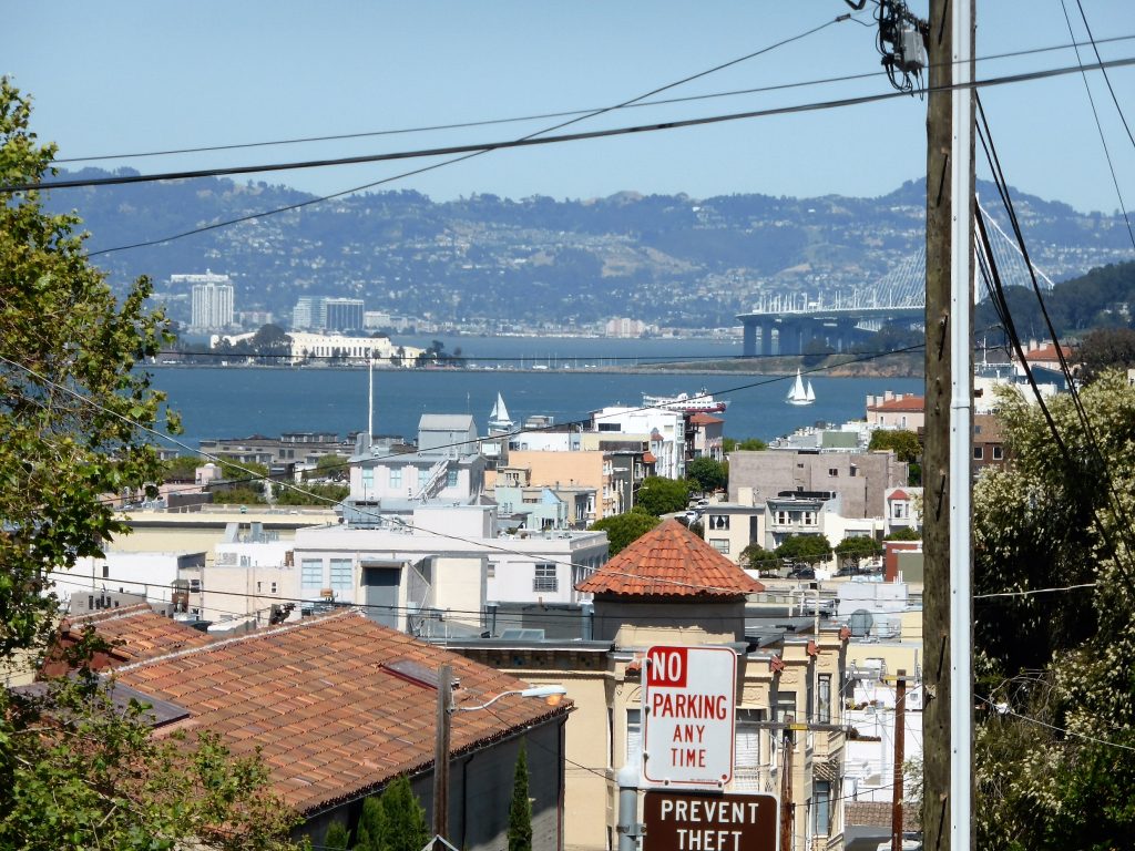 The view from Lombard street